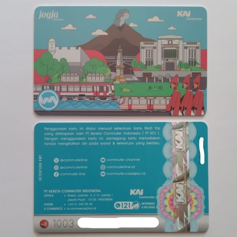 Kartu Multi Trip [KMT] KRL Edisi Jogja