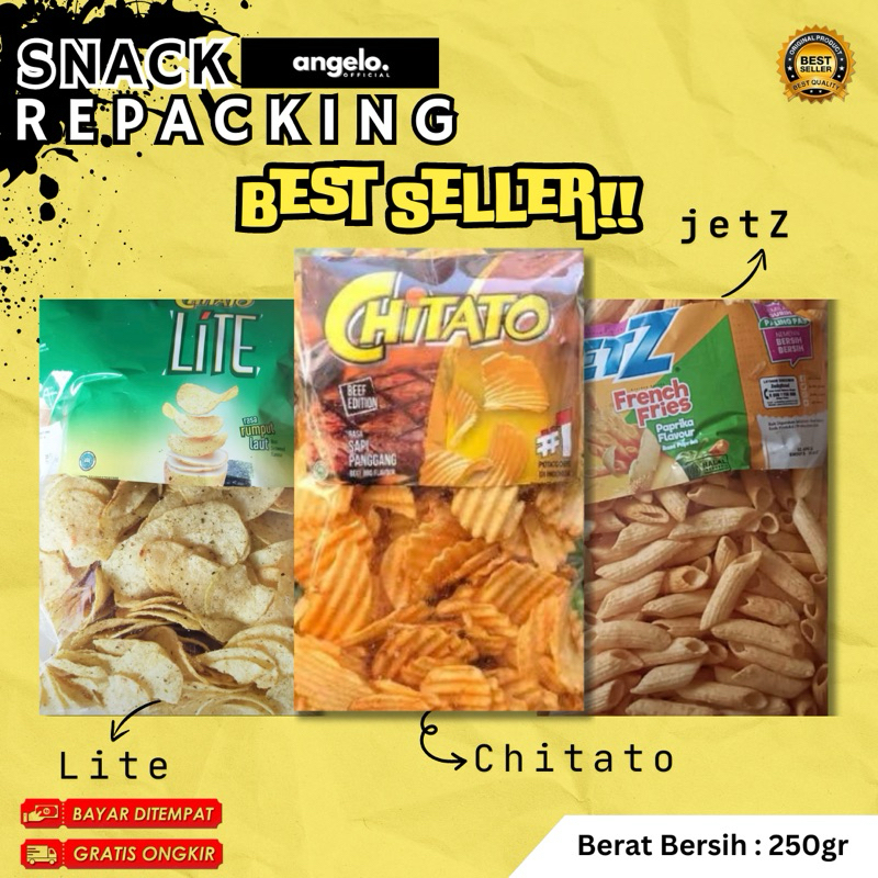 

NEW SNACK KILOAN MURAH - Chitatto Lite JetZZ Layz 250gr Original
