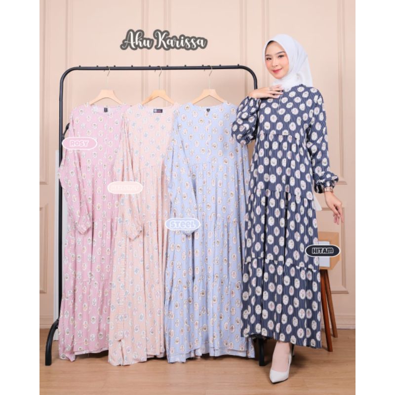 NAYLA MIDI DRESS ORY AKU KARISSA/MIDI RAYON PREMIUM/MIDI DRESS RAYON