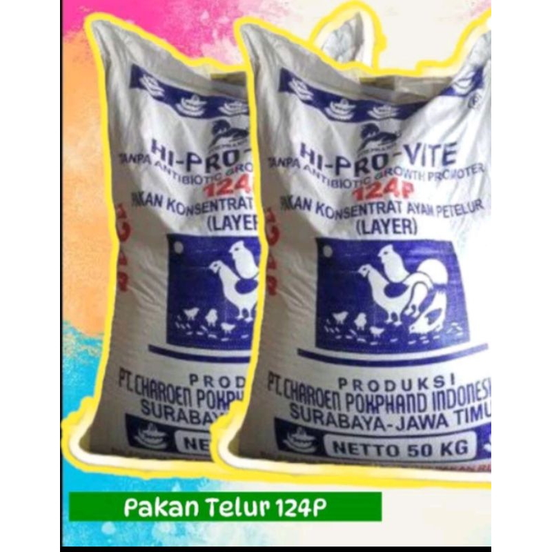 Konsentrat Ayam Petelur 124 Hi Pro Vite Pakan Ayam Unggas 1Kg