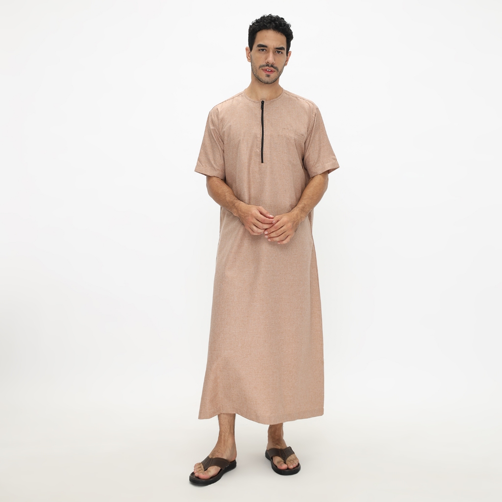 TERLARIS SHOHIB GAMIS PRIA LENGAN PENDEK EMIRAT 02 KEKINIAN