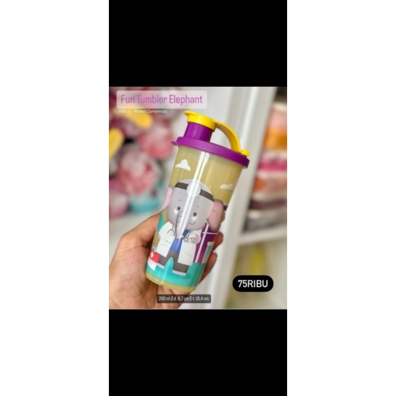 Botol Minum Anak Tupperware uk 310ml - 470ml - by Dina Katarina