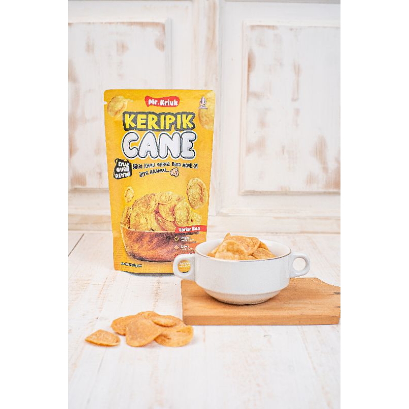 

Keripik Cane Mr.kriuk Premium 100gram rasa Original