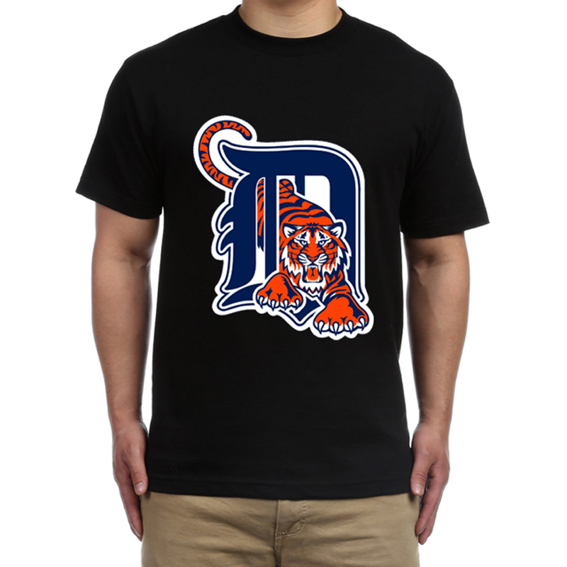 Kaos Detroit Tigers Tshirt 100% Cotton Black | Shortsleeve & Longsleeve | Tangan Pendek & Tangan Pan