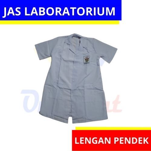 Jas Laboratorium Lengan Pendek
