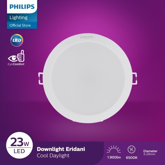 Lampu Plafon Philips Downlight Eridani D200 23W