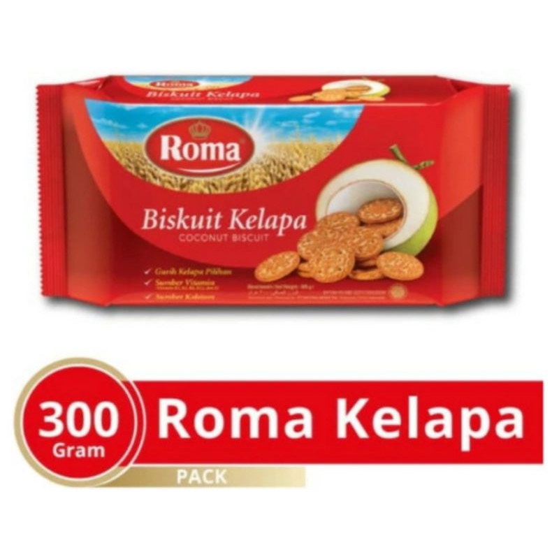 

BISKUIT ROMA KELAPA 300 GRAM