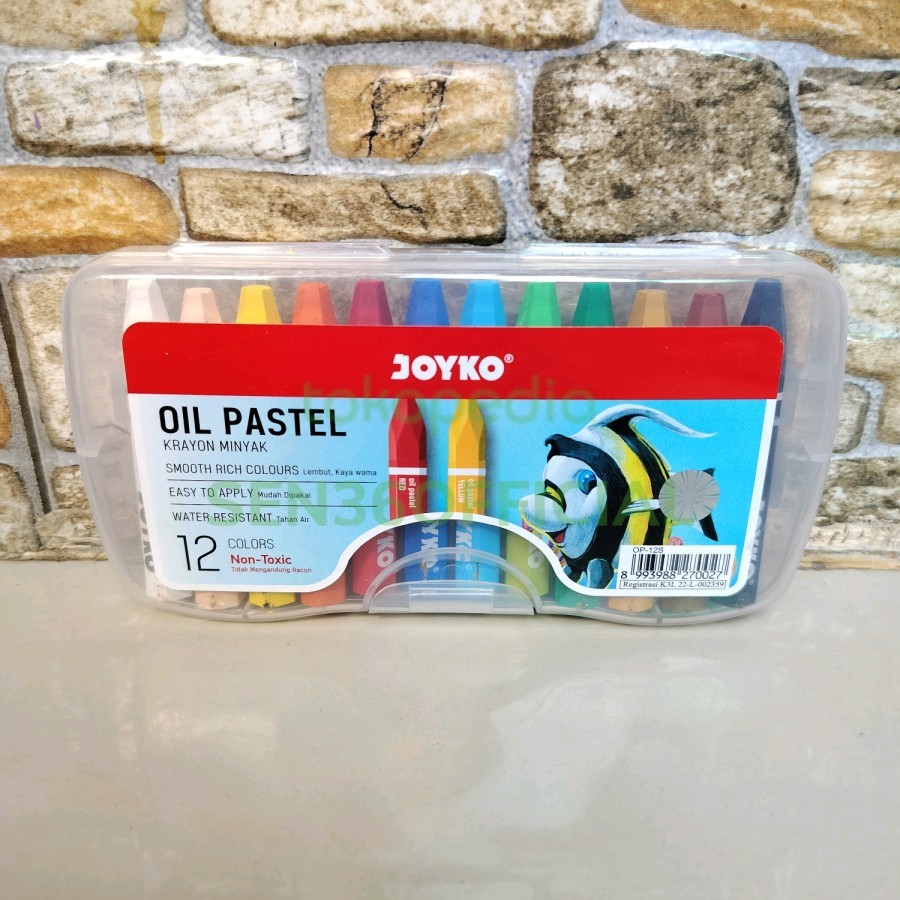 

Crayon Joyko Oil Pastel 12 Warna