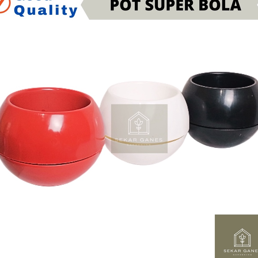 Top Sekarganes Pot Bola Hitam Putih Merah Bata Pot Bulat Vienna Putih Coklat Pot Bola Vienna 677 676
