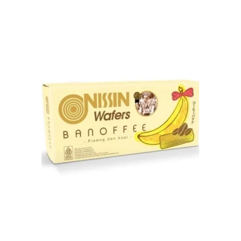 

Nissin Wafers Banoffe Wafer Rasa Pisang dan Kopi 137gram