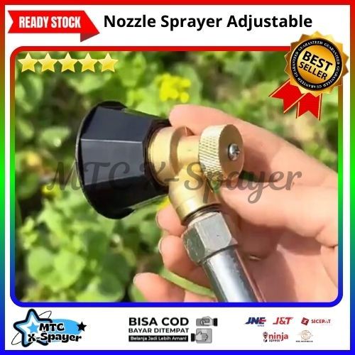 NOZZLE ADJUSTABLE ASLI IMPORT | Nozzle Kuningan Adjustable | Nozzle Sprayer Adjustable Original