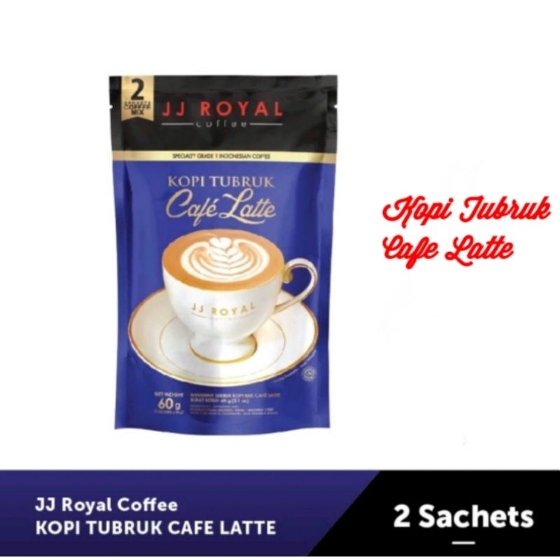 

JJ Royal Coffee Kopi Tubruk Cafe Latte 2 sachet x 30g