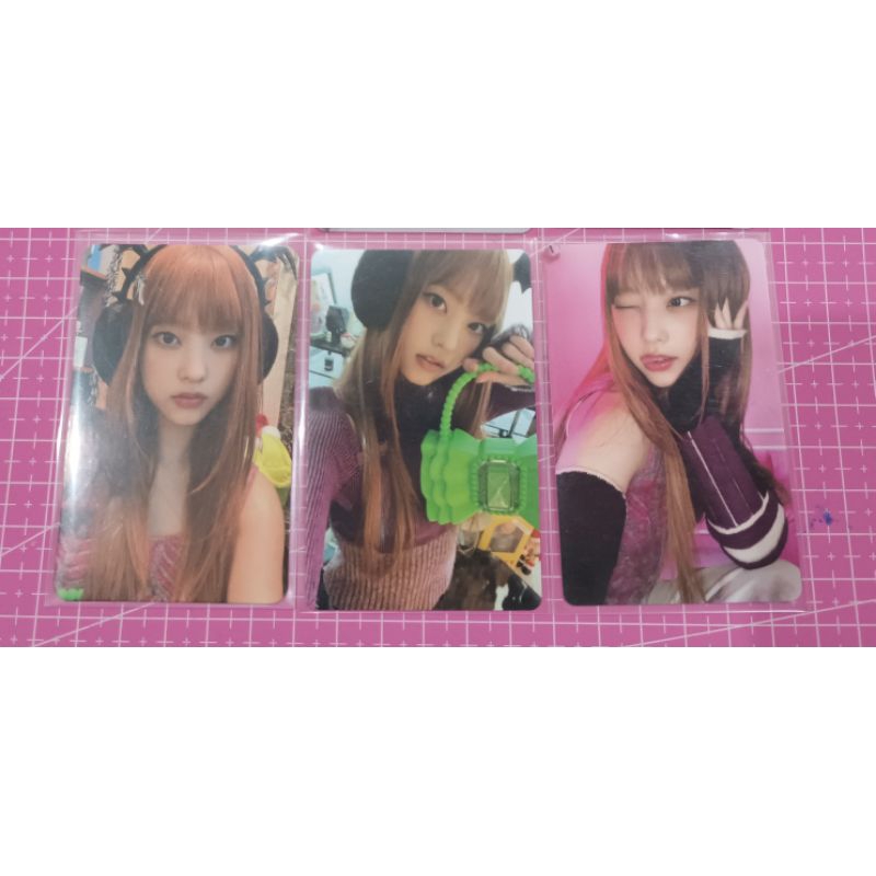 (GANTI KE JNT) Photocard Haerin Yizhiyu OMG Headphone TAKE ALL