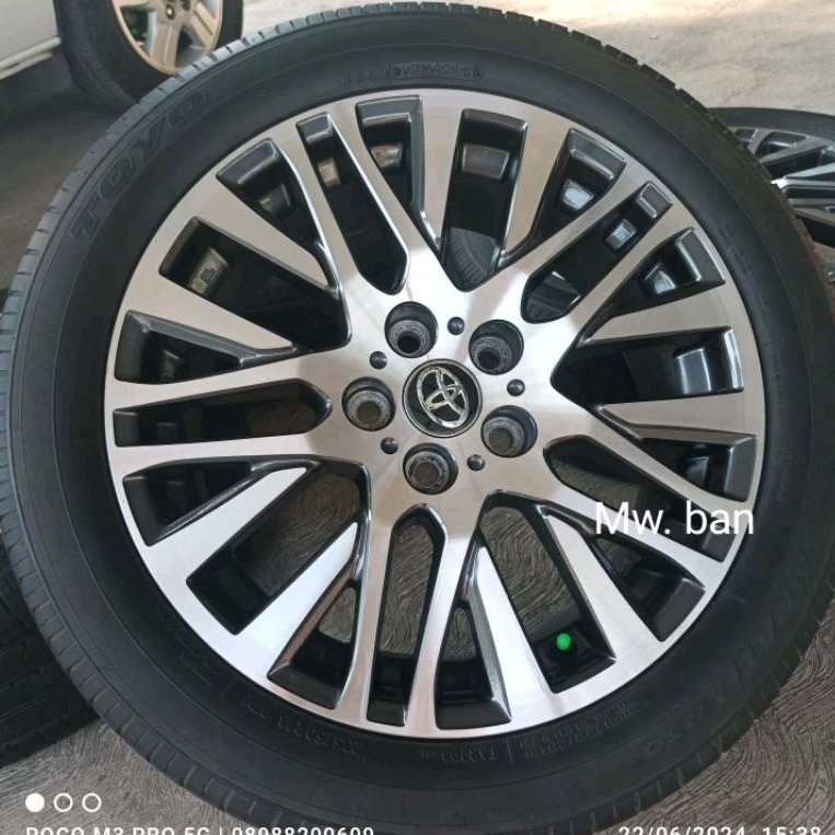 velg alphard r18 pcd 5x114 +ban