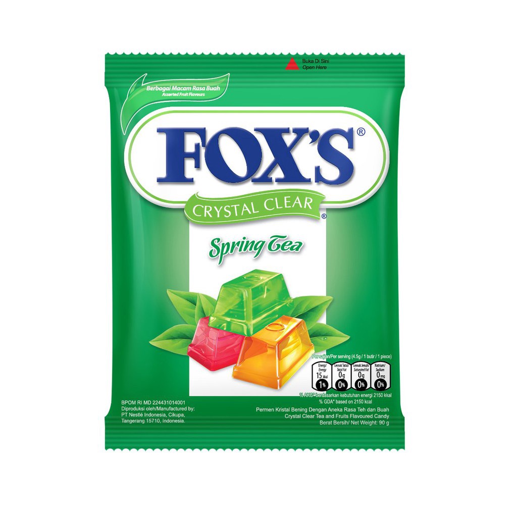

BIG SALE Permen FOXS Spring Tea Bag 9g isi bentuk kotak