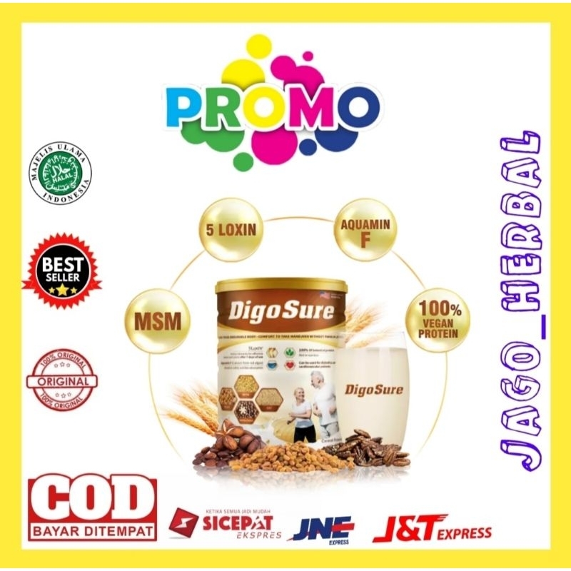 

Digosure Gold Susu Kacang Untuk Sendi Dan Tulang 1 Kaleng Isi 400gr Asli Original