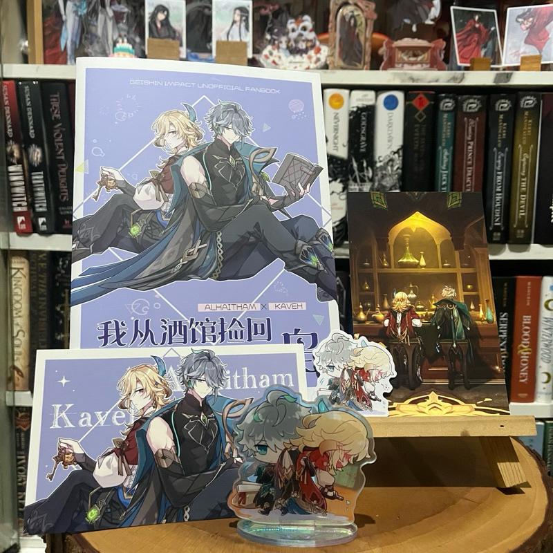 Doujinshi by Ddungw Genshin Impact Haikaveh Alhaitham Kaveh Genshin Impact Sumeru Postcard Buku Artp