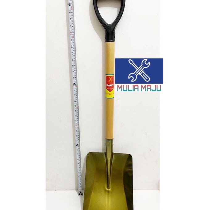 KP8 SEKOP PASIR BUAYA  SEKOP PASIR MEREK CROCODILE MODEL PETAK RATA