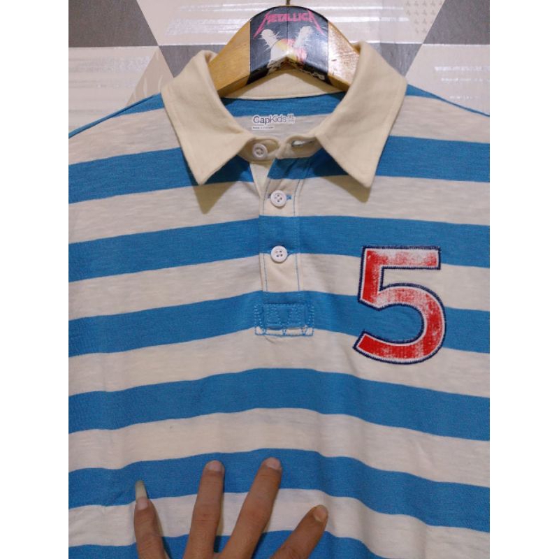 Kaos Kerah Salur Gap Katun