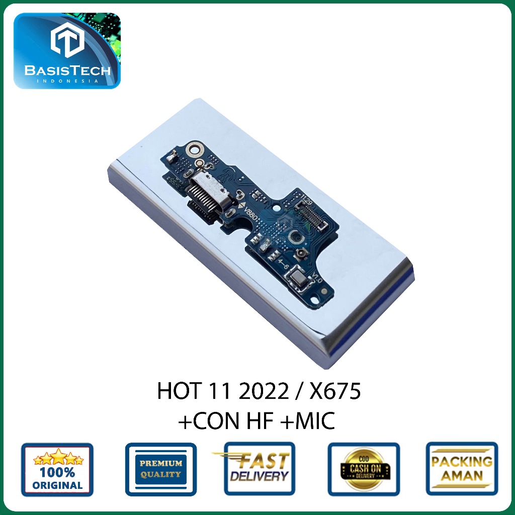 FLEXIBLE KONEKTOR PAPAN CAS CHARGER INFINIX HOT 11 2022 - X675 ORIGINAL QUALITY