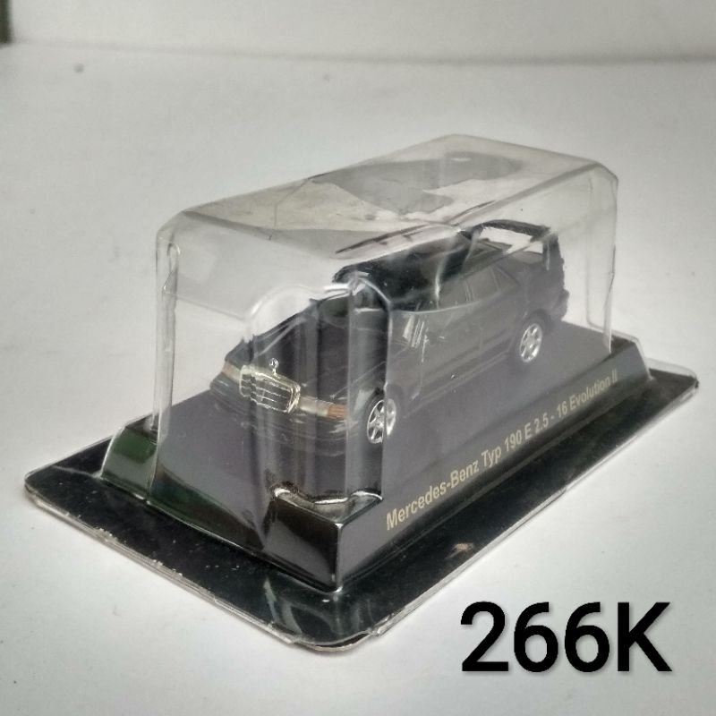 Diecast Mini Scale 64 Kyosho Mercedes Benz 190E Evolution 2 Hitam