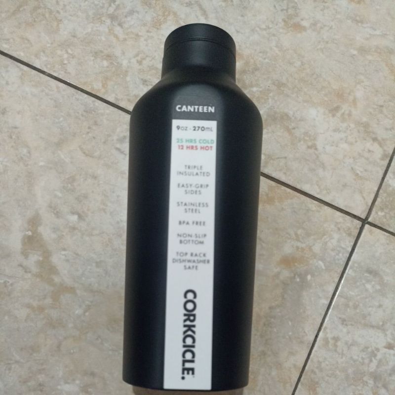 Corkcicle Tumbler Canteen 9oz 270ml Black