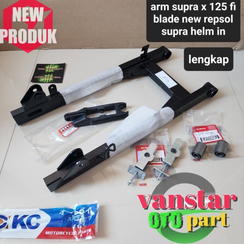 swing arm BLADE NEW REPSOL SUPRA X 125 FI SUPRA INJEKSI supra x 125 helm in
