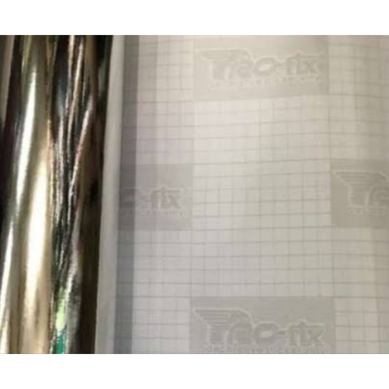 

Stiker Vinyl Nikel Chrome L 22cm