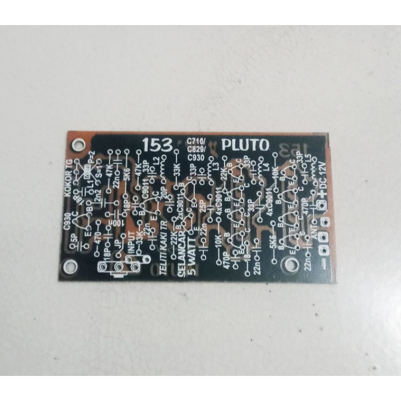 PCB Pemancar FM 5W  Mini tipe Pluto 153