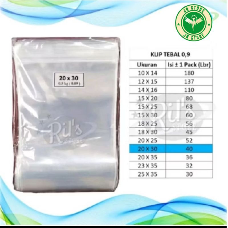 

KLIP TEBAL 20x30 cm/ PP KAKU BENING / 90 micron / 20 x 30 cm / Snack / Kripik / ZIPLOCK