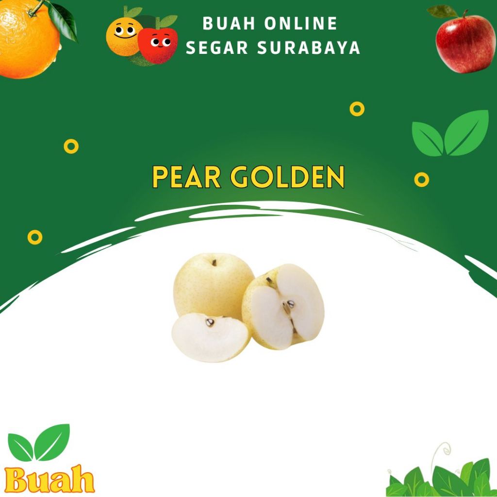 

Pear Golden (900GR-1KG) TOKO BUAH SEGAR SURABAYA