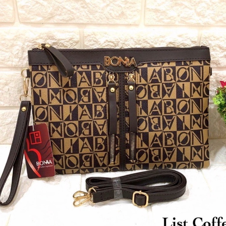 Lihat Disini Clutch FASHION DOUBLE ZIPPER  Kualitas Super  Premium import tas batam selempang wanita