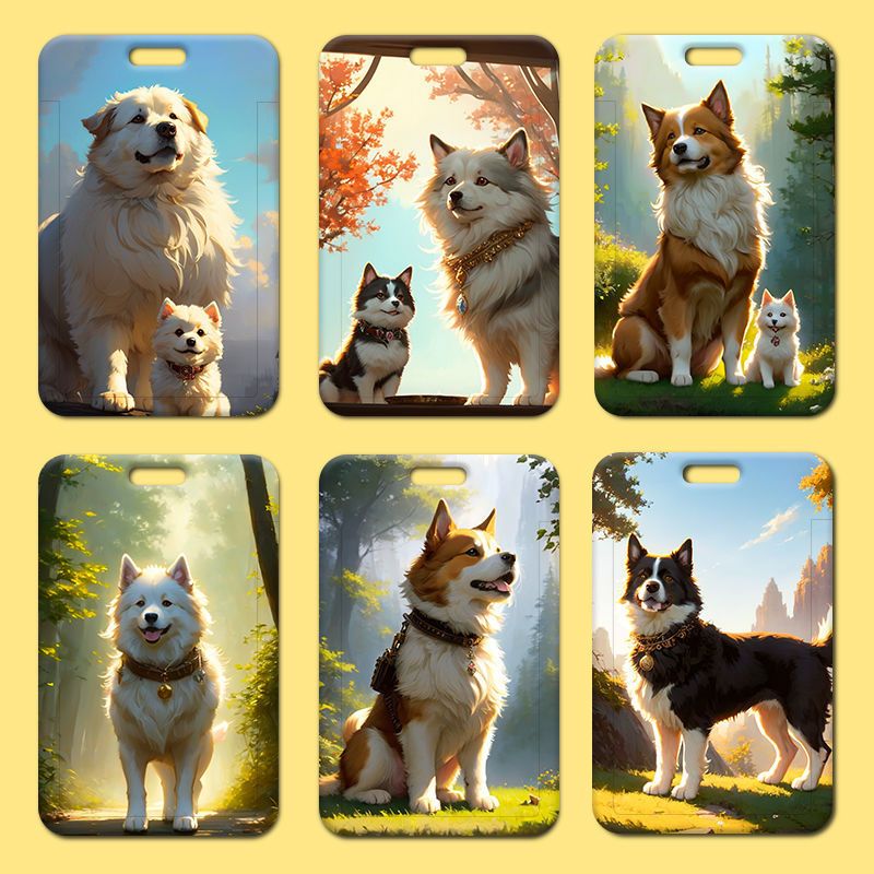 

ID Card Holder Motif Dog/ Photocard Holder / Tali Gantung /Name Tag / Animal