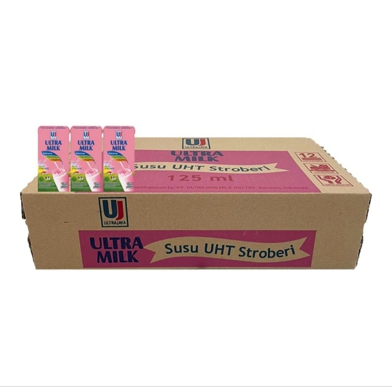 

Ultra Milk Strawberry Karton 40x125mL