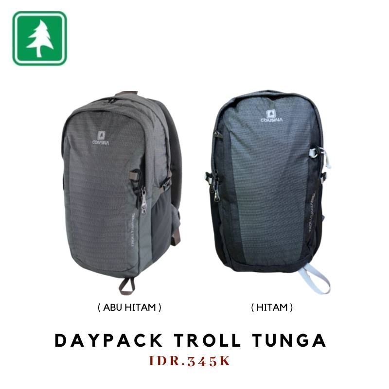 Daypack Consina Troll Tunga 25 Liter / Tas Ransel Consina / Tas Sekolah / Tas Kerja