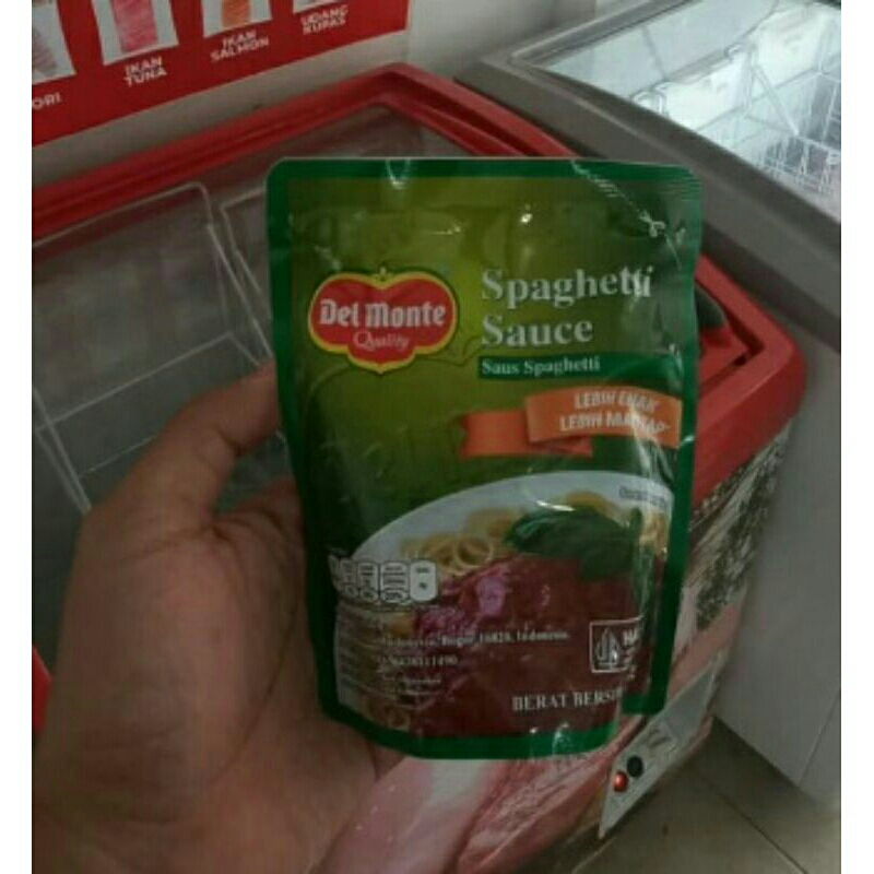 

Del Monte Spaghetti Sauce Pouch Kecil Termurah / Saus Spageti