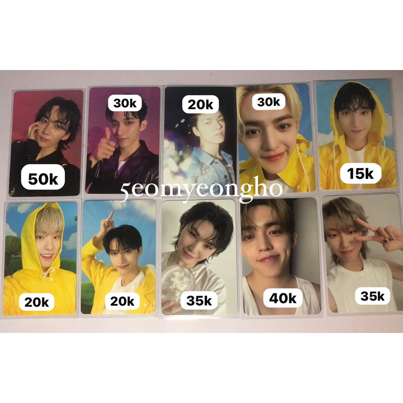 

SEVENTEEN PHOTOCARDS