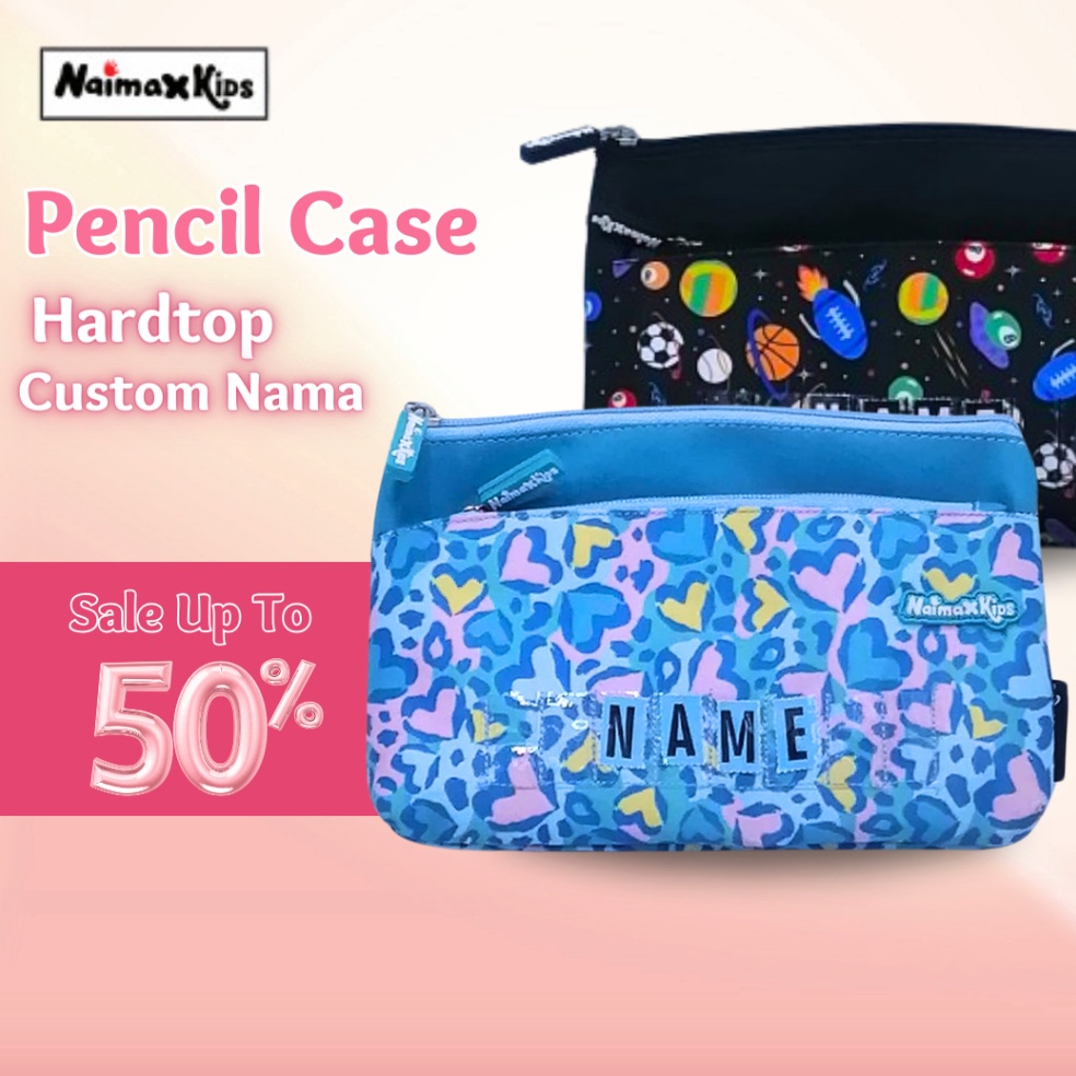 

Pencil Case Custom Nama Naimax kids Pencil Case Kain Hardtop x AL4