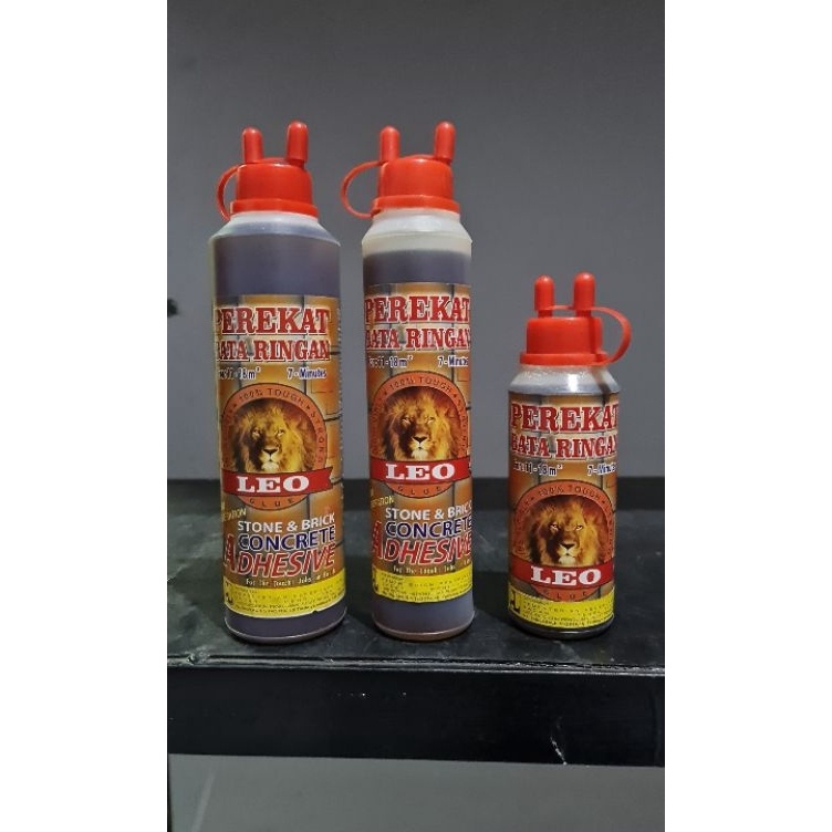 

Perekat Lem Bata Ringan Lem Hebel Lem LEO 523 botol 4gr f W2S4