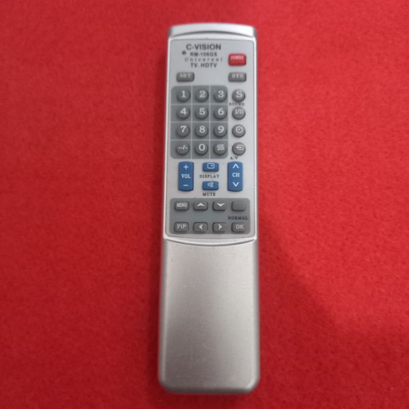 Remote TV C - VISION Universal . RM - 106GS .