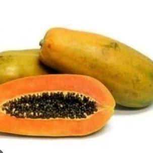 

Buah Pepaya California Satu Buah Segar Papaya Fruit
