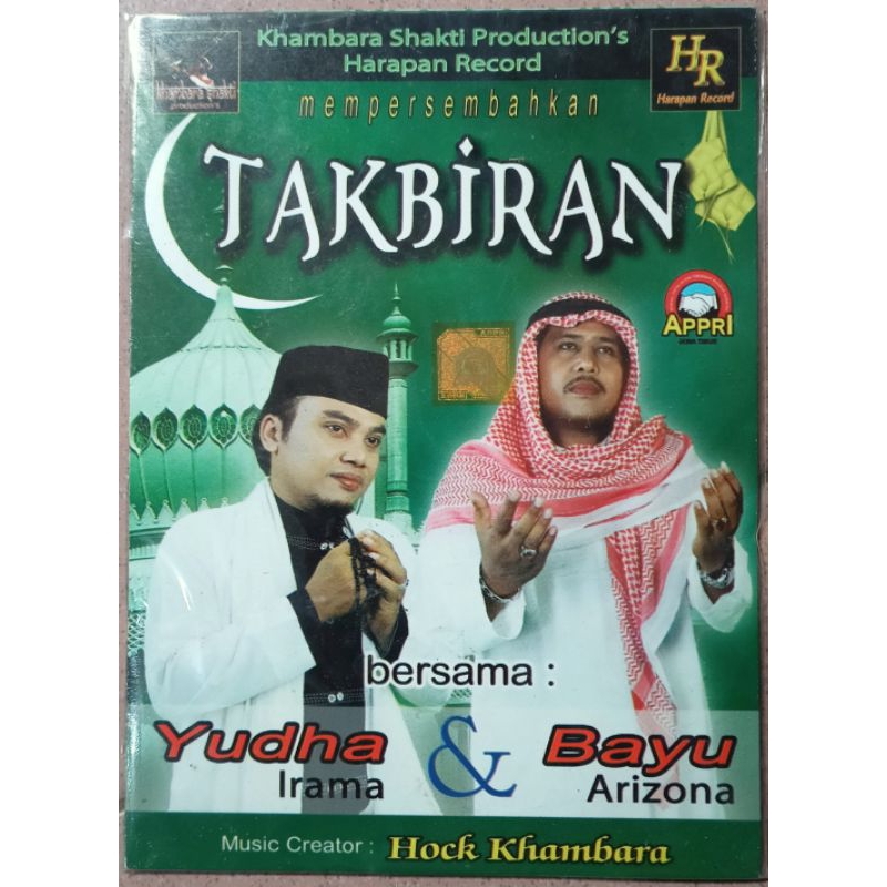 VCD original gema takbir lebaran Yudha irama & Bayu arizona