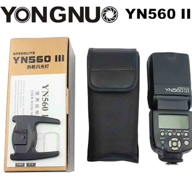 ORIGINAL Yongnuo YN560III YN560 III YN-560 III Flash Speedlite Universal