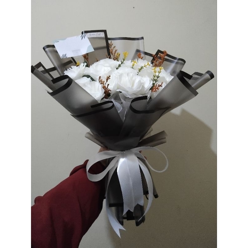 BUKET BUNGA ARTIFICIAL MIX BUNGA KERING/BUKET LAMARAN/BUKET WISUDA