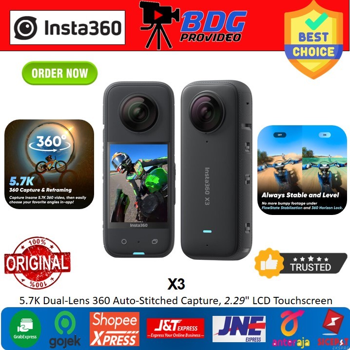 Insta360 X3 / Action Camera 360°derajat Insta360 X3