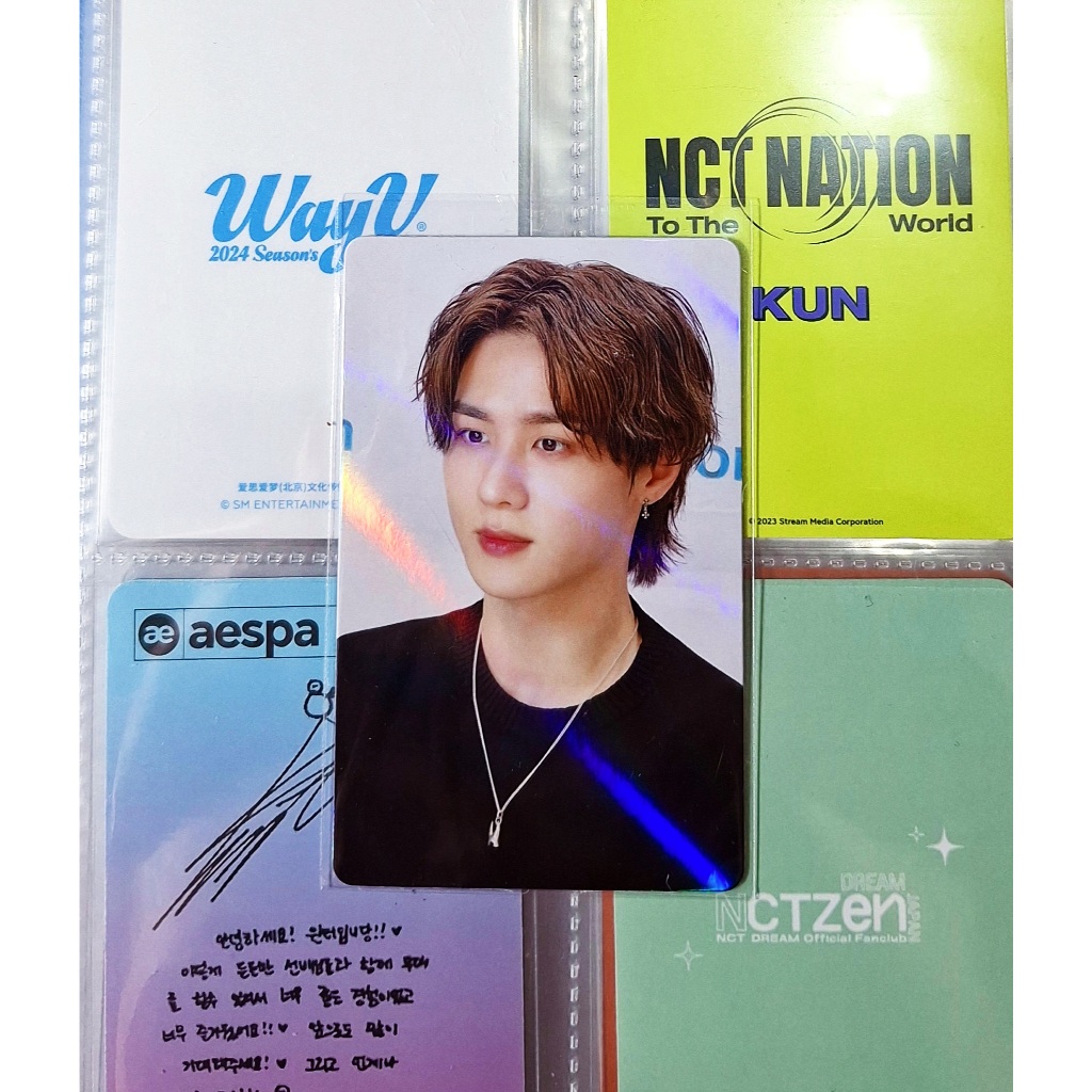 PC Photocard Kun KMS Station POB fansign golden age WayV NCT 2023
