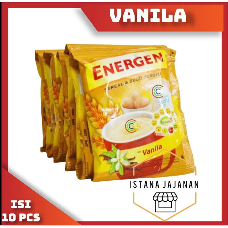 

Energen Rasa Vanila isi 10 sachet