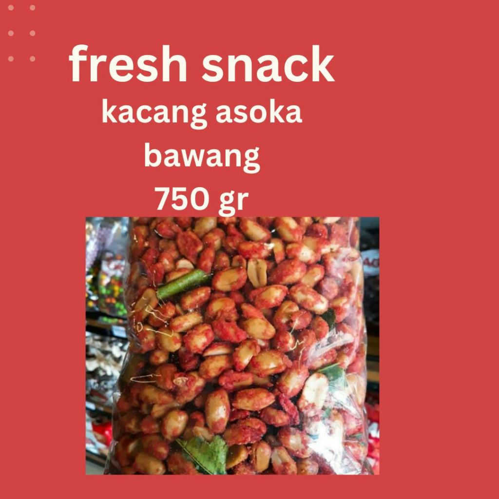 

(750GR) KACANG ASOKA BAWANG | CEMILAN ENAKK!!