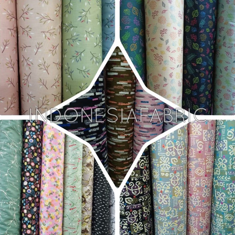 KODE C46I Kain Bahan Katun Jepang Tokai Senko Roll