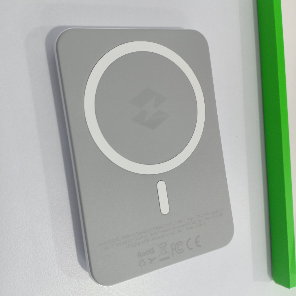 Infinix MagPower XP03 White - Wireless MagCharger+Portable Battery - Infinix Note 40 Series - Origin